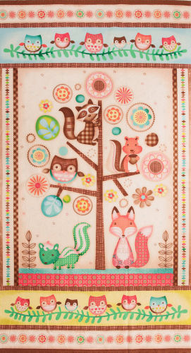 Friendly Forest panel SP25345-multi