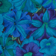 Petunias, blue