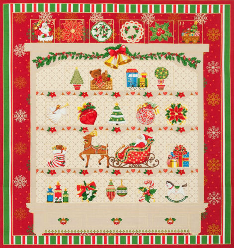 Season's Greetings Advent Calendar, Santa on Sleigh