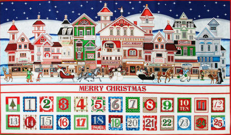 Advent calendar, Santa'scoming to town