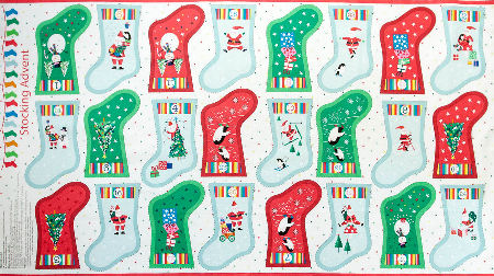 Jolly Santa Stocking Advent Calendar