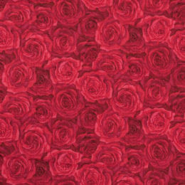 2321-R Packed Rose, red