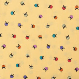 9764-Y ladybugs, yellow