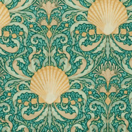 100336 Scallop Shell, teal