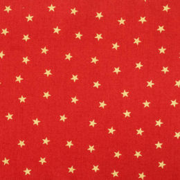 C143-B Gold stars, red