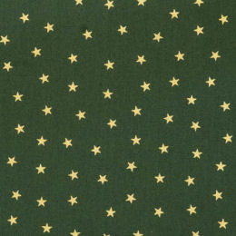 C143-C Gold Stars, Christmas green