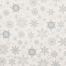 2576-S Snowflakes, grey