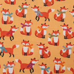 2596-Y Foxes, yellow