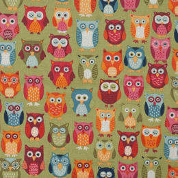 2594-G Owls, green