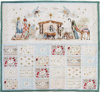 Silent Night advent calendar, by Henry Glass for Moda